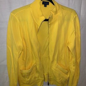 Faconnable zip up sweater, size XS